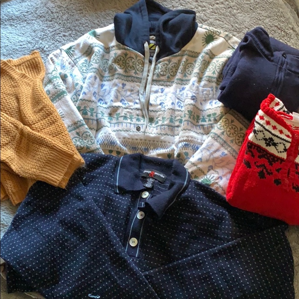 Assorted Sweaters and Jackets